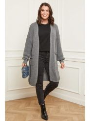 Curvy Lady Kardigan w kolorze szarym rozmiar: 44/46. Szare kardigany damskie Curvy Lady, bez wzorów. Za 134.85 zł.