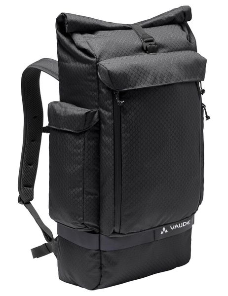 Plecaki 20-29L Cyclist Pack. Czarne plecaki damskie Vaude, bez wzorów, z materiału, biznesowe. Za 689.00 zł.