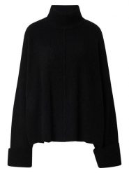 LeGer Sweter "Rafaela" w kolorze czarnym rozmiar: 40. Czarne golfy damskie LeGer, prążkowane, bez kołnierzyka. Za 152.98 zł.