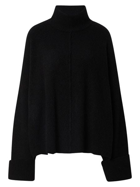 LeGer Sweter "Rafaela" w kolorze czarnym rozmiar: 40. Czarne golfy damskie LeGer, prążkowane, bez kołnierzyka. Za 182.72 zł.