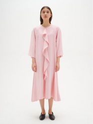 InWear Sukienka letnia Dorcas 30108140 Różowy Loose Fit. Czerwone sukienki damskie InWear, na lato, bez wzorów, z wiskozy, bez kołnierzyka, bez ramiączek. Za 579.99 zł.