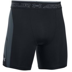 Krótka Under Armour HeatGear CoolSwitch Supervent. Czarne szorty męskie Under Armour, bez wzorów, z elastanu. Za 186.55 zł.