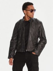 G-Star Raw Kurtka skórzana D26931-E082 Szary Regular Fit. Szare kurtki męskie G-Star Raw, l, bez wzorów, ze skóry, retro, bez kaptura. Za 2,319.00 zł.