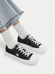 G-Star Raw Trampki CEO-V5-10654-01 Czarny. Czarne trampki i tenisówki damskie G-Star, bez wzorów, z materiału. Za 179.99 zł.