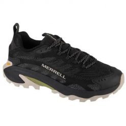 Buty trekkingowe męskie Merrell Moab Speed 2. Czarne buty trekkingowe męskie MERRELL, z materiału, bez zapięcia, trekkingowe. Za 629.99 zł.