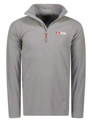 Canadian Peak Bluza polarowa "Tugeak" w kolorze szarym rozmiar: XL. Szare bluzy bez kaptura męskie Canadian Peak, xl, z materiału. Za 74.95 zł.
