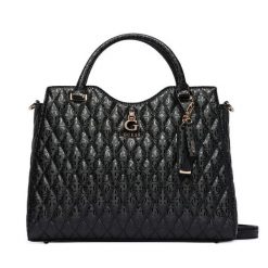 Torebka Guess. Czarne torebki klasyczne damskie Guess, z aplikacjami, bez dodatków. Za 634.99 zł.
