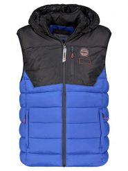 Geographical Norway Kamizelka "Vatilo" w kolorze niebiesko-czarnym rozmiar: S. Niebieskie kamizelki męskie Geographical Norway, s. Za 127.65 zł.