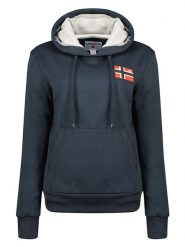 Geographical Norway Bluza "Genifer" w kolorze granatowym rozmiar: XL. Niebieskie bluzy z kapturem damskie Geographical Norway, xl. Za 144.92 zł.