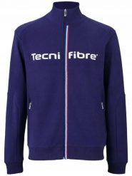 Tecnifibre Fleece Jacket Bluza tenisowa męska. Niebieskie bluzy z kapturem męskie TECNIFIBRE, m, z bawełny. Za 119.00 zł.