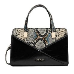 Torebka Lasocki. Czarne torebki klasyczne damskie Lasocki, bez wzorów, bez dodatków. Za 159.99 zł.