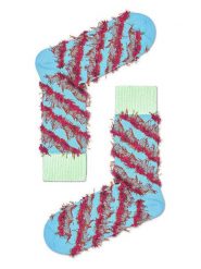 Happy Socks Skarpety "Lashes" ze wzorem rozmiar: 36-40. Skarpetki męskie Happy Socks, z aplikacjami, prążkowane. Za 57.06 zł.