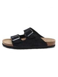 SABOKETS Skórzane klapki w kolorze czarnym rozmiar: 44. Czarne klapki i japonki męskie SABOKETS. Za 165.99 zł.