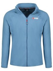 Geographical Norway Kurtka polarowa "Tug" w kolorze niebieskim rozmiar: S. Niebieskie kurtki męskie Geographical Norway, s, bez wzorów, z materiału, bez kaptura. Za 57.20 zł.