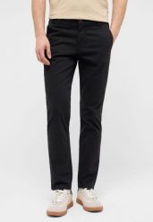 Męskie Spodnie Mustang Style Brad Chino Black Beauty 1017469 4185. Czarne spodnie materiałowe męskie Mustang, bez wzorów, z materiału. Za 159.99 zł.