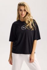Damska koszulka sportowa Rough Radical Essential Fit Women. Czarne bluzki sportowe damskie ROUGH RADICAL, l, bez wzorów, z bawełny, bez ramiączek. Za 84.92 zł.