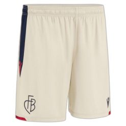 Szorty wyjazdowe FC Bâle 2022/23. Białe szorty damskie Macron, bez wzorów, z materiału, eleganckie. Za 296.00 zł.