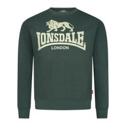 Bluza Lonsdale Go Sport. Zielone bluzy bez kaptura męskie Lonsdale, bez wzorów, casualowe, bez kołnierzyka, bez ramiączek. Za 249.00 zł.