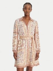 Hale Bob Sukienka koszulowa Arlo 5ZTM670A Beżowy Regular Fit. Brązowe sukienki damskie Hale bob, xl, bez wzorów, z wiskozy, bez kołnierzyka, bez ramiączek, koszulowe. Za 2,069.00 zł.