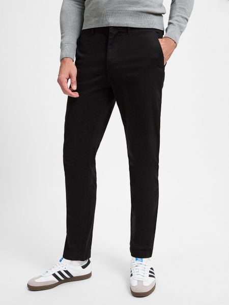 Tommy Hilfiger Spodnie - Denton Mężczyźni Bawełna czarny, 33-34. Czarne spodnie materiałowe męskie Tommy Hilfiger, z bawełny. Za 459.95 zł.