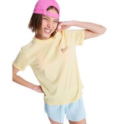 Koszulka z krótkim rękawem dla Kobiety OCEANREGULAR POSTER Żółty. Żółte bluzki damskie Roxy, m, z bawełny, bez kołnierzyka, bez ramiączek. Za 99.99 zł.