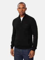 Guess Kardigan M6YR08 Z0913 Czarny Regular Fit. Czarne kardigany męskie Guess, m, z aplikacjami, z syntetyku, bez kołnierzyka. Za 434.99 zł.