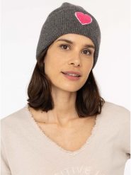 Zwillingsherz Czapka "Flausch-Herz" w kolorze brązowym rozmiar: onesize. Brązowe czapki zimowe damskie Zwillingsherz, z materiału. Za 86.99 zł.