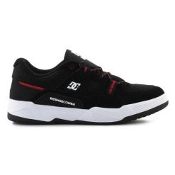 Buty DC Shoes Construct ADYS100822-KHO czarne. Czarne buty sportowe na co dzień męskie z gumy, bez zapięcia, trekkingowe. Za 531.19 zł.