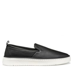Tenisówki Geox. Czarne trampki i tenisówki męskie Geox, bez wzorów, bez zapięcia. Za 369.99 zł.