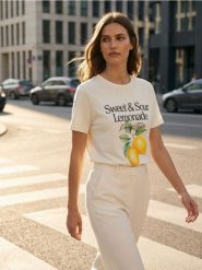 Bawełniana koszulka z nadrukiem - zielony. Zielone t-shirty damskie Sinsay, l, bez wzorów, z bawełny, bez kołnierzyka. Za 19.99 zł.