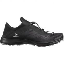 Buty trekkingowe męskie Salomon Amphib Bold 2. Czarne buty trekkingowe męskie Salomon, z materiału, bez zapięcia, trekkingowe. Za 499.99 zł.