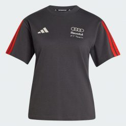 Koszulka Audi Revolut F1 Team Dna. Czarne t-shirty damskie Adidas, bez wzorów, bez kołnierzyka. Za 199.00 zł.