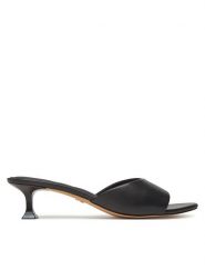 Aldo Klapki Delphinia 13965246 Czarny. Czarne klapki damskie Aldo, bez wzorów, ze skóry, bez obcasa. Za 359.99 zł.