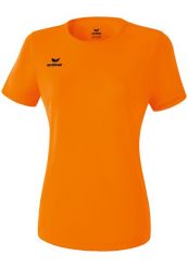 Funkcjonalna koszulka sportowa Erima pomarańczowa. Brązowe bluzki sportowe damskie Erima, z materiału, bez kołnierzyka, bez ramiączek. Za 104.66 zł.