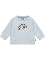 Steiff Bluza w kolorze błękitnym rozmiar: 74. Niebieskie bluzy i bluzki niemowlęce Steiff, bez wzorów, bez ramiączek, bez kaptura. Za 73.99 zł.