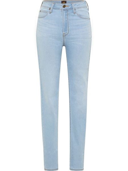Lee Dżinsy "Scarlett" - Skinny fit - w kolorze błękitnym rozmiar: W31/L29. Niebieskie jeansy damskie Lee, z podwyższonym stanem. Za 149.31 zł.