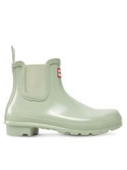 Hunter Kalosze WFS2078RGL Zielony. Zielone kalosze damskie Hunter, bez wzorów, z tworzywa sztucznego. Za 249.99 zł.