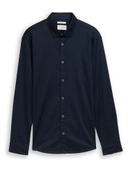 Tom Tailor Koszula - Regular fit - w kolorze granatowym rozmiar: XXL. Niebieskie koszule męskie Tom Tailor, xxl, bez wzorów, z bawełny, bez kołnierzyka, bez ramiączek. Za 83.22 zł.