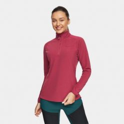 Bluza turystyczna polarowa damska 1/3 zip Alpinus Lucania Tactical. Czerwone bluzy bez kaptura damskie Alpinus, s, z polaru. Za 129.99 zł.
