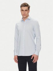 Michael Kors Koszula MK0DS01555 Błękitny Slim Fit. Niebieskie koszule męskie Michael Kors, m, bez wzorów, z syntetyku, bez kołnierzyka, bez ramiączek. Za 319.99 zł.