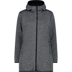 Płaszcz damski turystyczne CMP 34H2556. Szare płaszcze damskie CMP, bez wzorów, z dzianiny, sportowe. Za 338.90 zł.