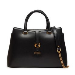 Torebka Guess. Czarne torebki klasyczne damskie Guess, z aplikacjami, bez dodatków. Za 659.99 zł.