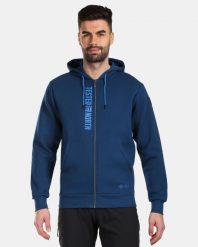 Bluza z kapturem Kilpi Avila. Niebieskie bluzy z kapturem męskie Kilpi, m, z bawełny. Za 215.49 zł.