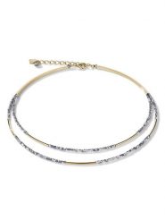 COEUR DE LION Naszyjnik - dł. 41 cm rozmiar: onesize. Szare naszyjniki damskie COEUR DE LION, szklane. Za 365.48 zł.