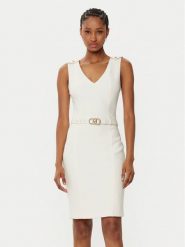 Marciano Guess Sukienka koktajlowa 5RGK10 6302A Beżowy Bodycon Fit. Brązowe sukienki damskie Marciano Guess, z aplikacjami, z syntetyku, wizytowe, bez kołnierzyka, bez ramiączek, bodycon. Za 819.99 zł.
