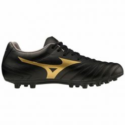Buty sportowe dla dorosłych do gry w piłkę Monarcida Neo II Select AG. Czarne buty sportowe na co dzień damskie Mizuno, bez wzorów, z materiału. Za 179.99 zł.