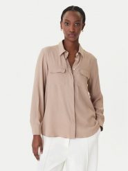 Marella Koszula Febe 2613111051 Beżowy Regular Fit. Brązowe koszule damskie Marella, bez wzorów, z acetatu, bez kołnierzyka, bez ramiączek. Za 749.99 zł.