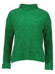 Street One Sweter w kolorze zielonym rozmiar: 40. Zielone golfy damskie Street One, bez wzorów, bez ramiączek. Za 122.96 zł.