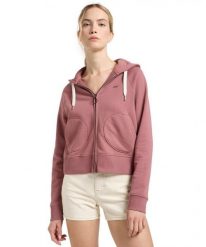 DAMSKA BLUZA LEE ZIP THROUGH HOODIE HENNA 112363840. Bluzy z kapturem damskie Lee, xl. Za 179.99 zł.