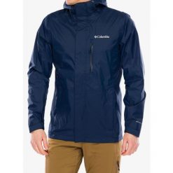 Kurtka przeciwdeszczowa Columbia Pouring Adventure III Jacket. Niebieskie kurtki męskie Columbia, m, bez wzorów, bez kaptura. Za 309.00 zł.